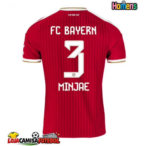Camisa de Futebol Bayern Munich Kim Min-jae #3 Equipamento Principal 2026-27 Manga Curta